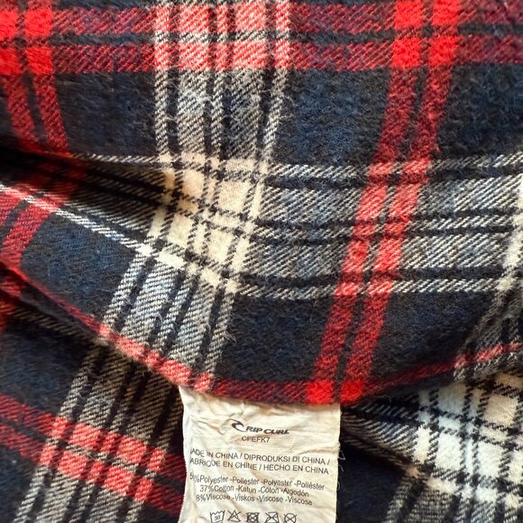 Rip Curl Men's Jacket - Fleexe with Hood & Flannel Lining - Picture 5 of 13